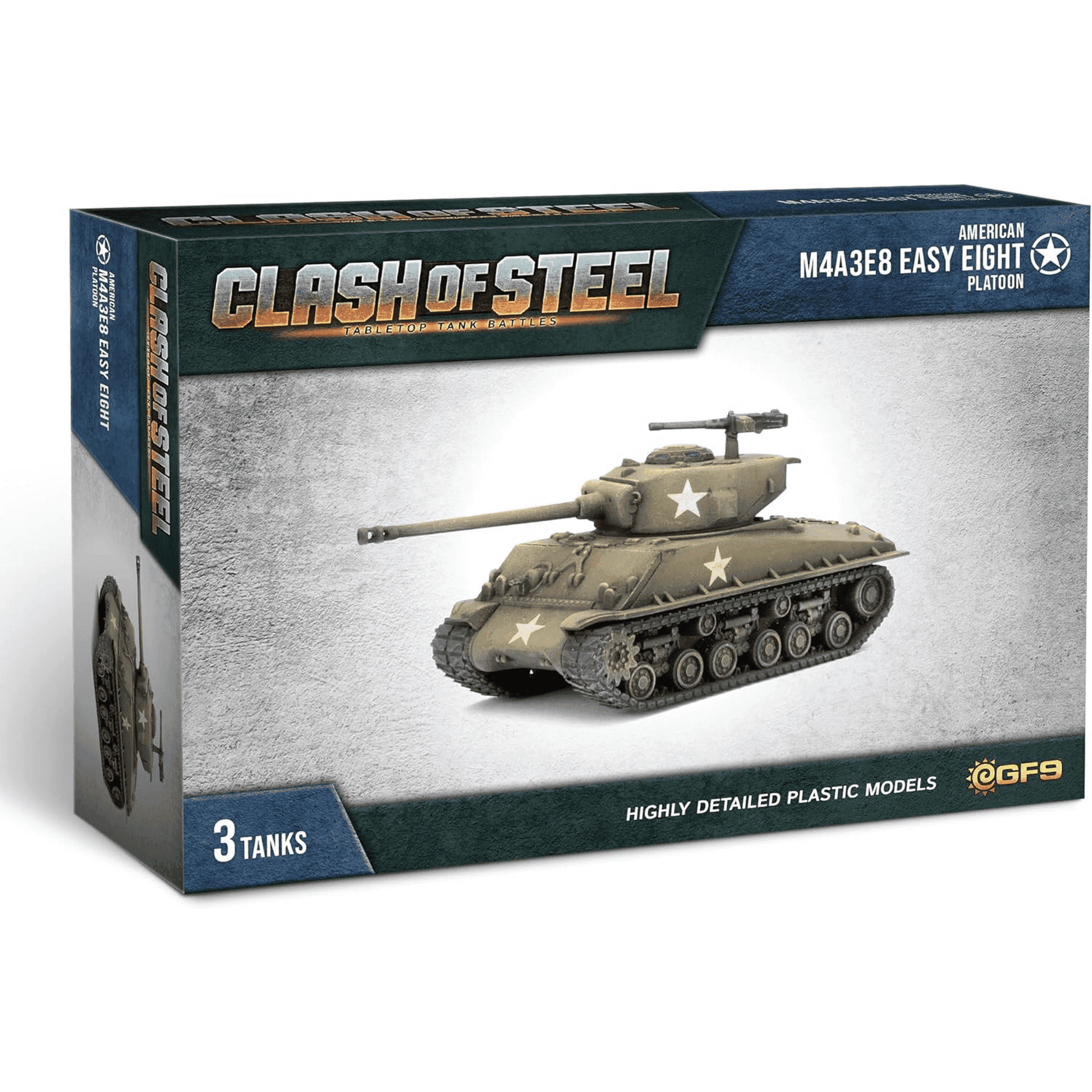 Clash of Steel - American: M4A3E8 Easy Eight Platoon - 