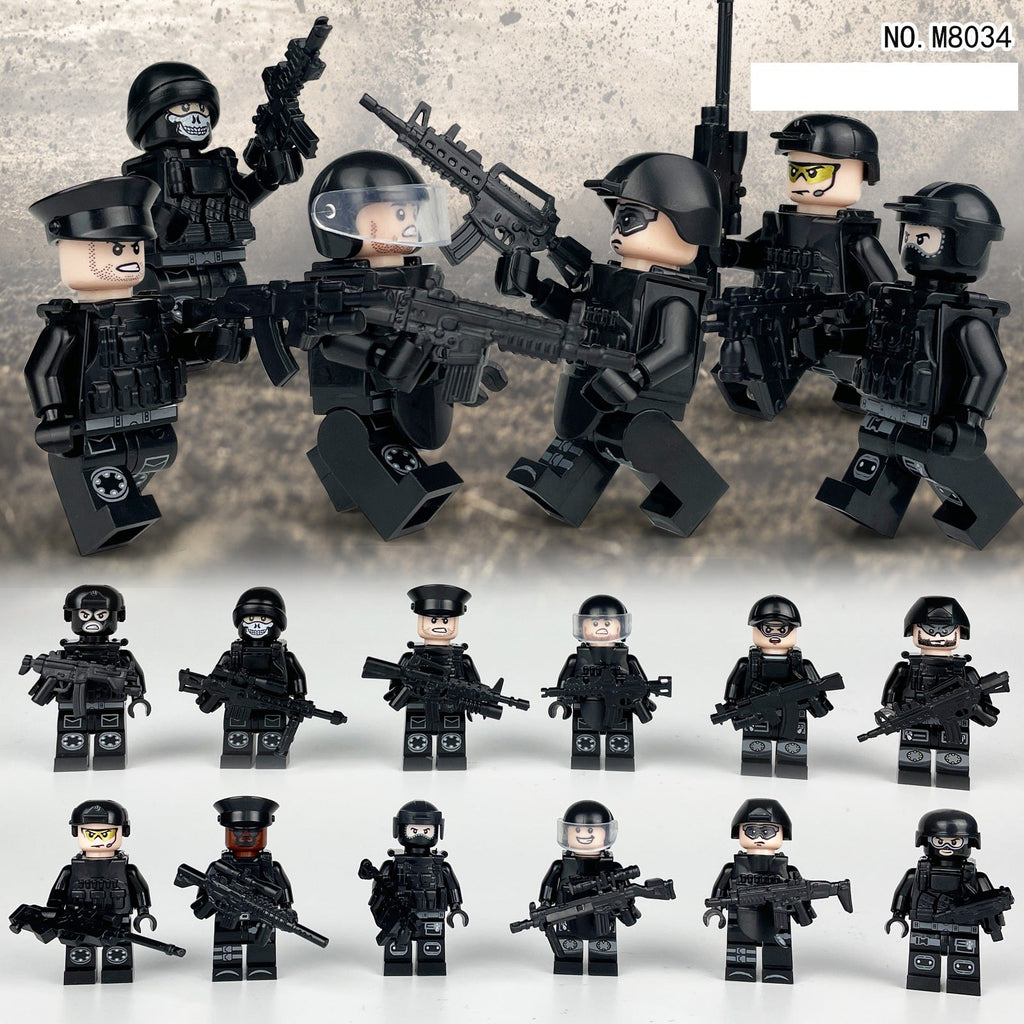 Valor Guard SWAT - Elite Special Tactics - 12 Man Team - Mil-Blox