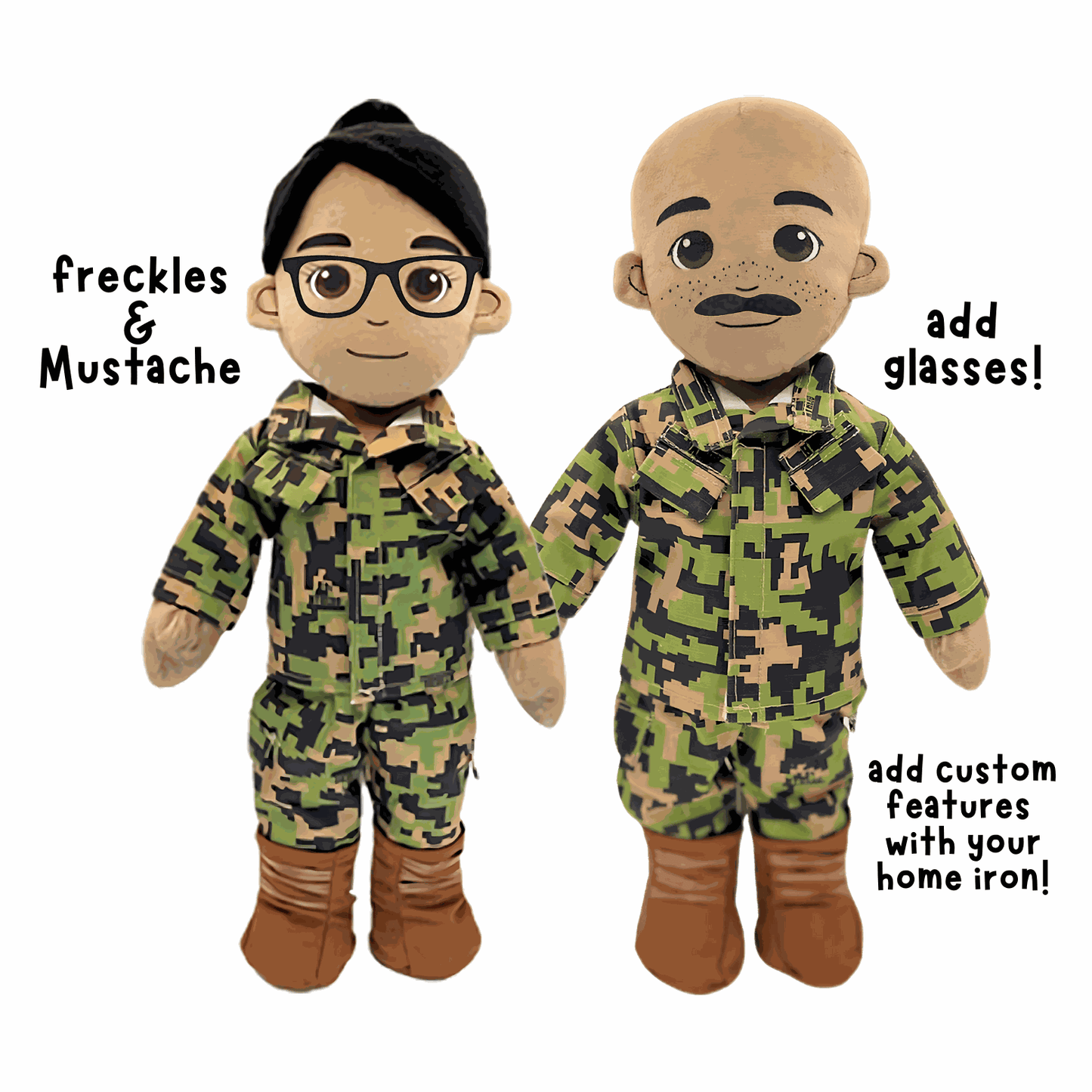 My Hero™ Daddy Doll Marine | Custom Recordable Plush
