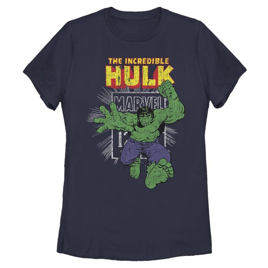 Women's Marvel Hulk Stamp T-Shirt