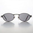 Goth Steampunk Victorian Oval Vintage Sunglass - Maxwell