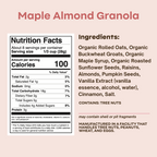 Maple Almond Granola
