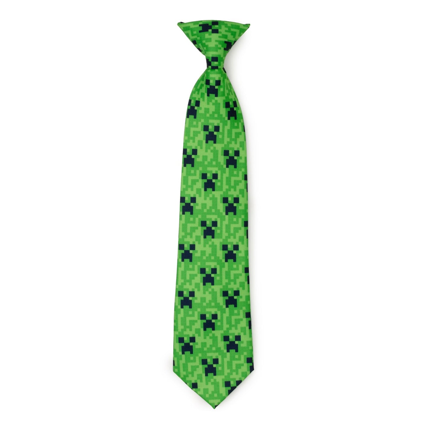 Minecraft Creeper Green Father/Son Tie Set