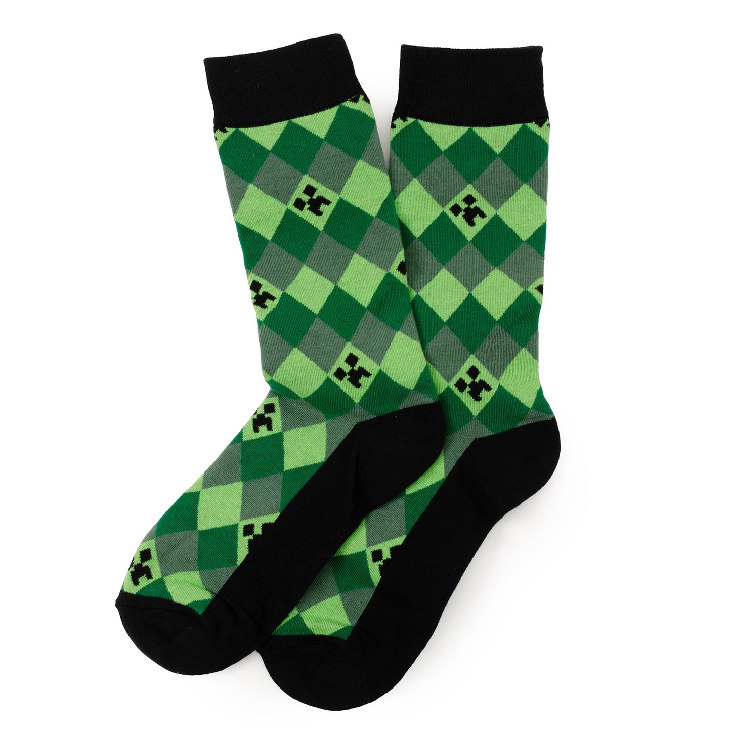 Minecraft Creeper Men's Sock Set – 3 Pairs