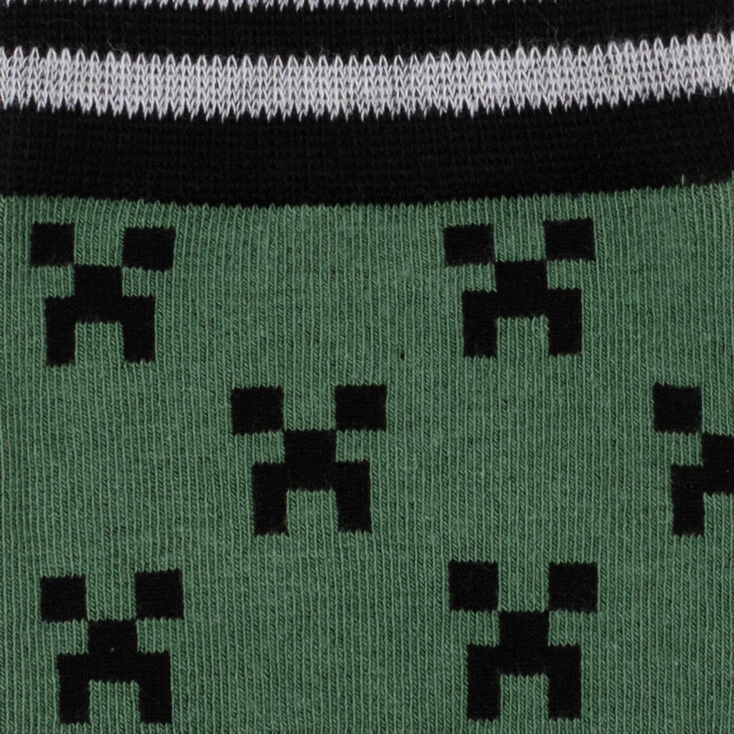 Minecraft Creeper Men's Sock Set – 3 Pairs