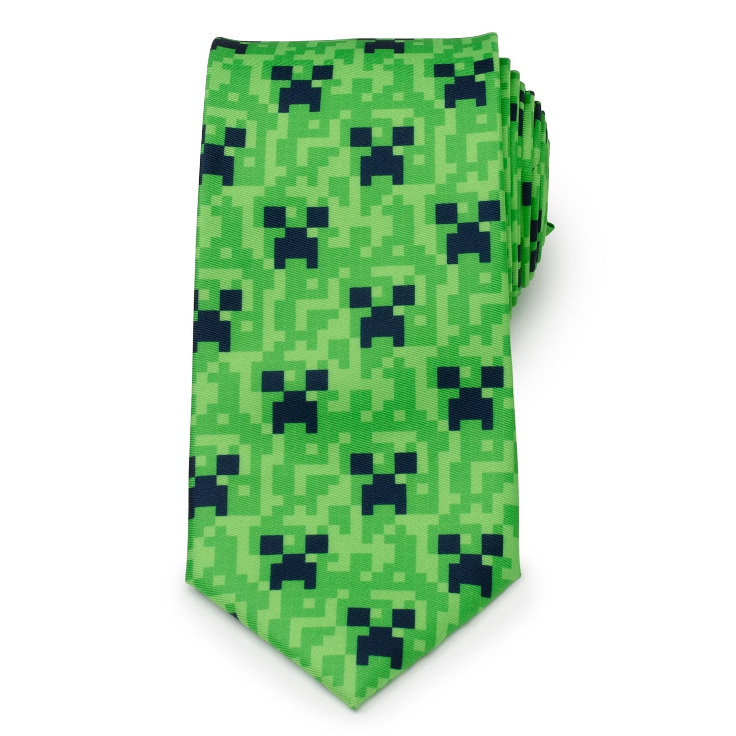 Minecraft Creeper Green Men's Tie