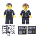 Army CID Agent Attire Figure - Male and Female Set - Mil-Blox