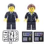 Army CID Agent Attire Figure - Male and Female Set - Mil-Blox