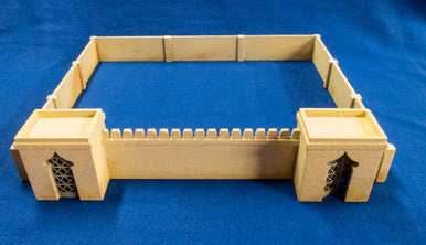 28mm Temple Walls (MDF) - 28MMDF160-2 - 
