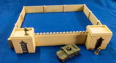 28mm Temple Walls (MDF) - 28MMDF160-2 - 