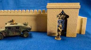 28mm Temple Walls (MDF) - 28MMDF160-2 - 