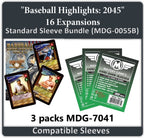 "Baseball Highlights: 2045- Expansions" Compatible Card Sleeve  Bundle