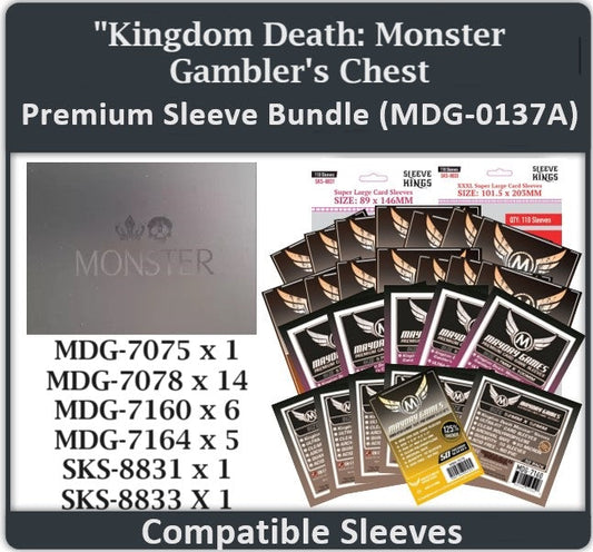 "Kingdom Death: Monster-Gambler's Chest" Compatible Card Sleeve Bundle