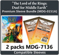 "The Lord of the Rings: Duel for Middle Earth" Compatible Card Sleeve Bundle