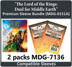 "The Lord of the Rings: Duel for Middle Earth" Compatible Card Sleeve Bundle