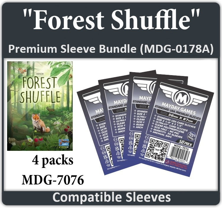 "Forest Shuffle" Compatible Card Sleeve Bundle