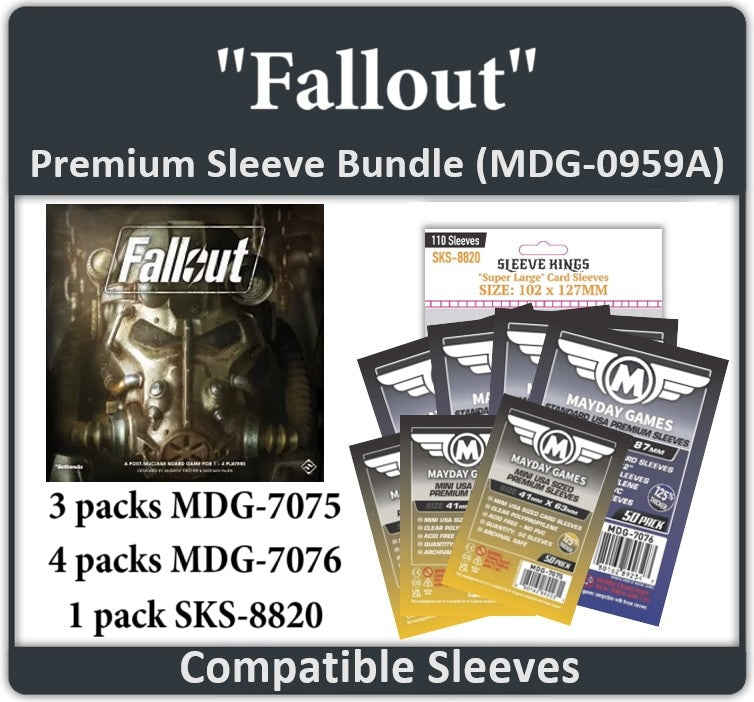 "Fallout" Compatible Card Sleeve Bundle