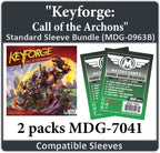"Keyforge: Call of the Archons" Compatible Card Sleeve Bundle