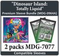 "Dinosaur Island: Totally Liquid" Compatible Card Sleeve Bundle