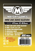 Mini USA Card Sleeves (41x63mm) Standard 7039 or Premium 7075