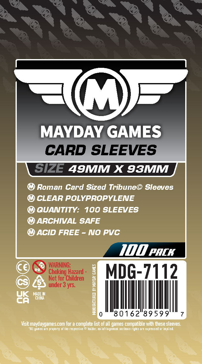 Tribune Card Sleeves (49x93mm) Standard 7112 or Premium 7138