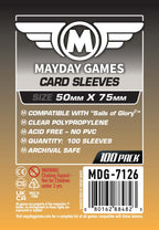 "Sails of Glory" Compatible Card Sleeves (50x75mm) Standard 7125 or Premium 7135