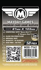 "Space Alert" & "Dungeon Petz" Compatible Card Sleeves (61x103mm) Standard 7127 or Premium 7142