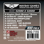 "Kingdom Death Monster" Compatible Card Sleeves (52x52mm)  Standard 7155 or Premium 7160