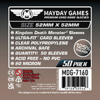 "Kingdom Death Monster" Compatible Card Sleeves (52x52mm)  Standard 7155 or Premium 7160