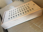 ELITE Magnetic Clasp Storage Box With  4 Pegs; Scoring Track for Crokinole NO DISCS (2024 Version)