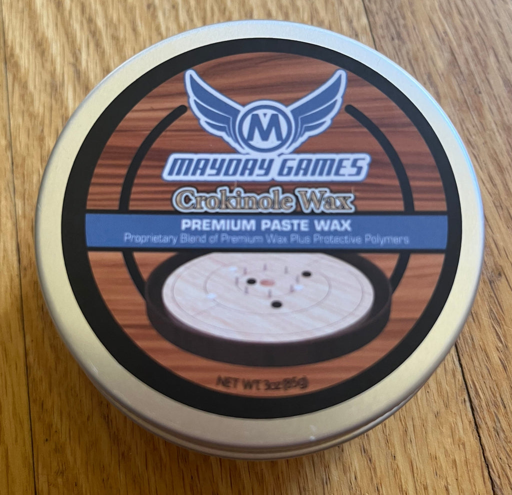 Mayday Games Crokinole Wax (3-ounce tin)