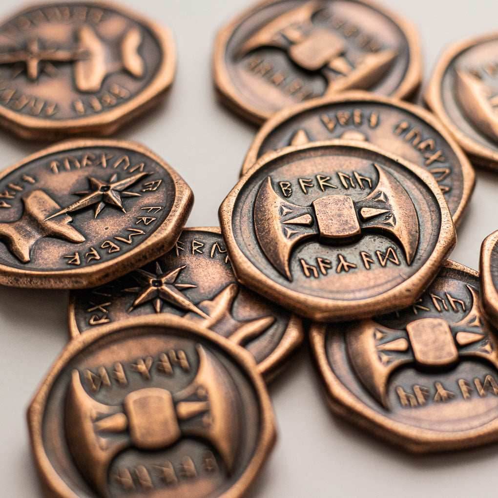 Axe of Thrain Copper Coin - 