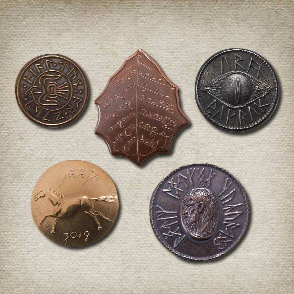 The Lord of the Rings™ Set #1 - Middle-earth Set of Five Coins - 