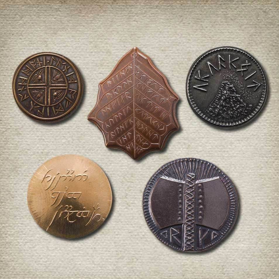 The Lord of the Rings™ Set #1 - Middle-earth Set of Five Coins - 
