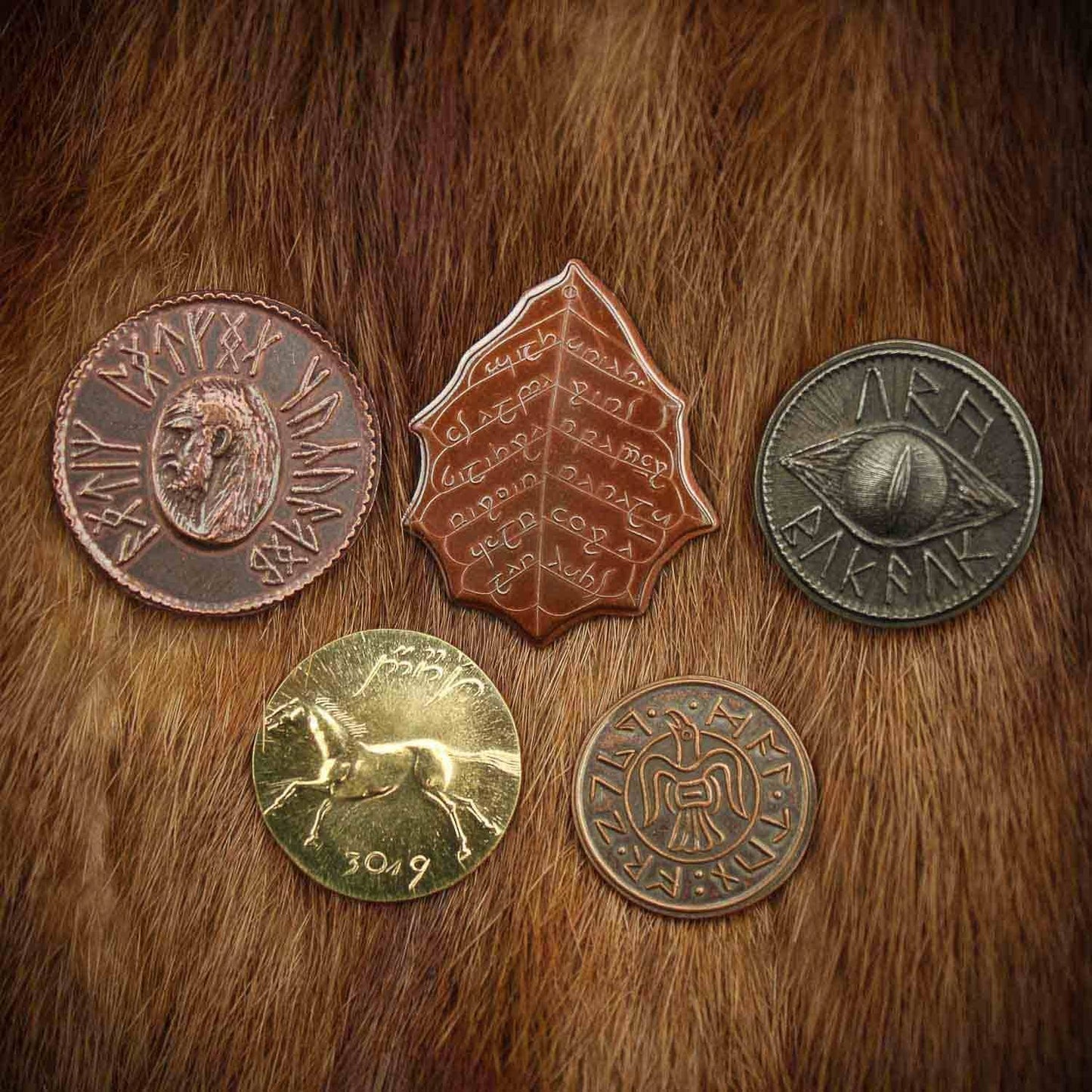 The Lord of the Rings™ Set #1 - Middle-earth Set of Five Coins - 