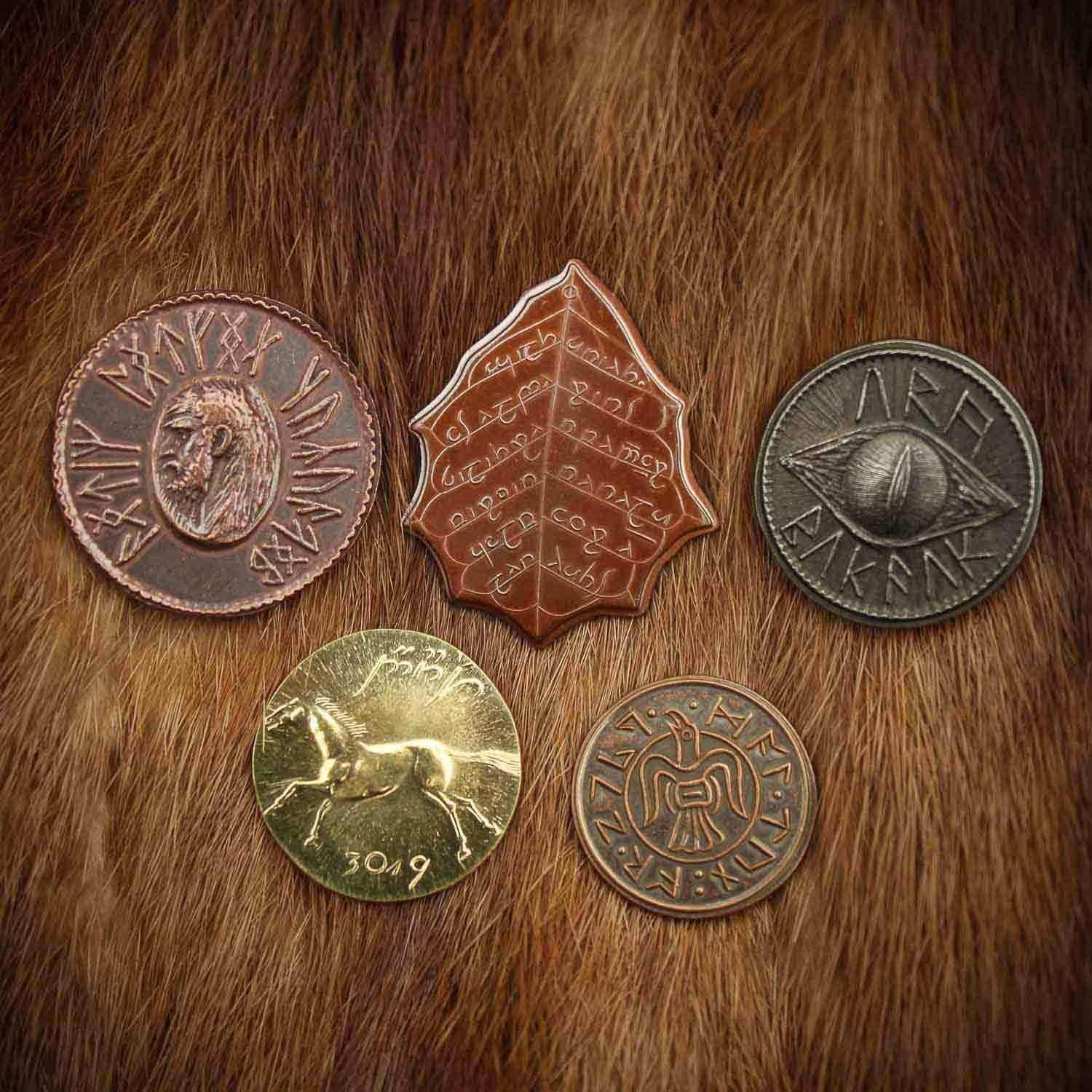 The Lord of the Rings™ Set #1 - Middle-earth Set of Five Coins - 