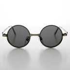 Round Metal Punk Hippie Vintage Steampunk Sunglass - Merlin 1