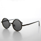 Round Metal Punk Hippie Vintage Steampunk Sunglass - Merlin 1