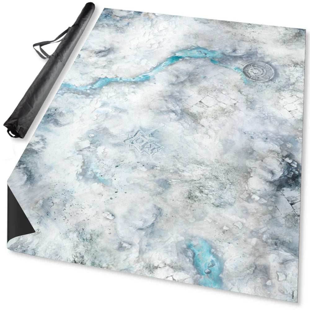 Terrain Crate Gaming Mat: Snowfield 60″ x 44″ - 