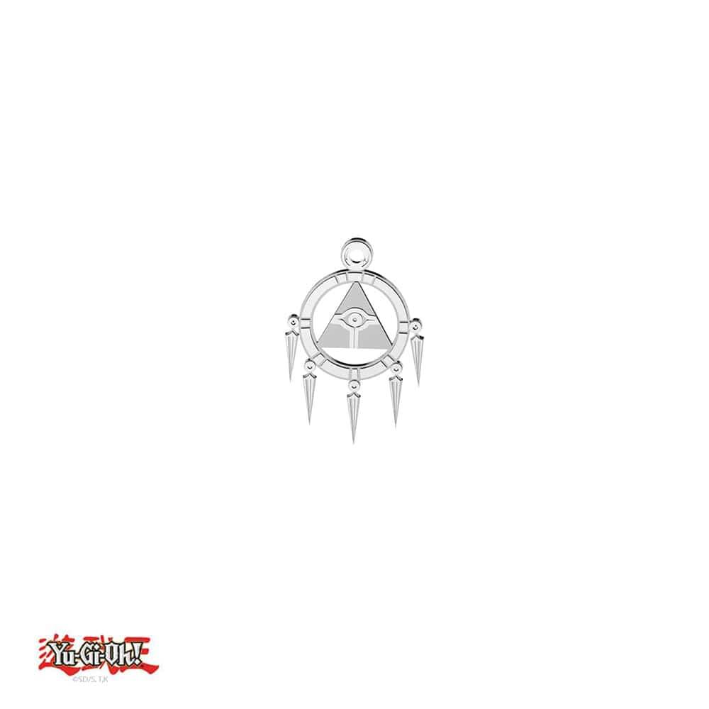 Yu-Gi-Oh!™ Millennium Ring Stud Earrings - Chrome / Pair