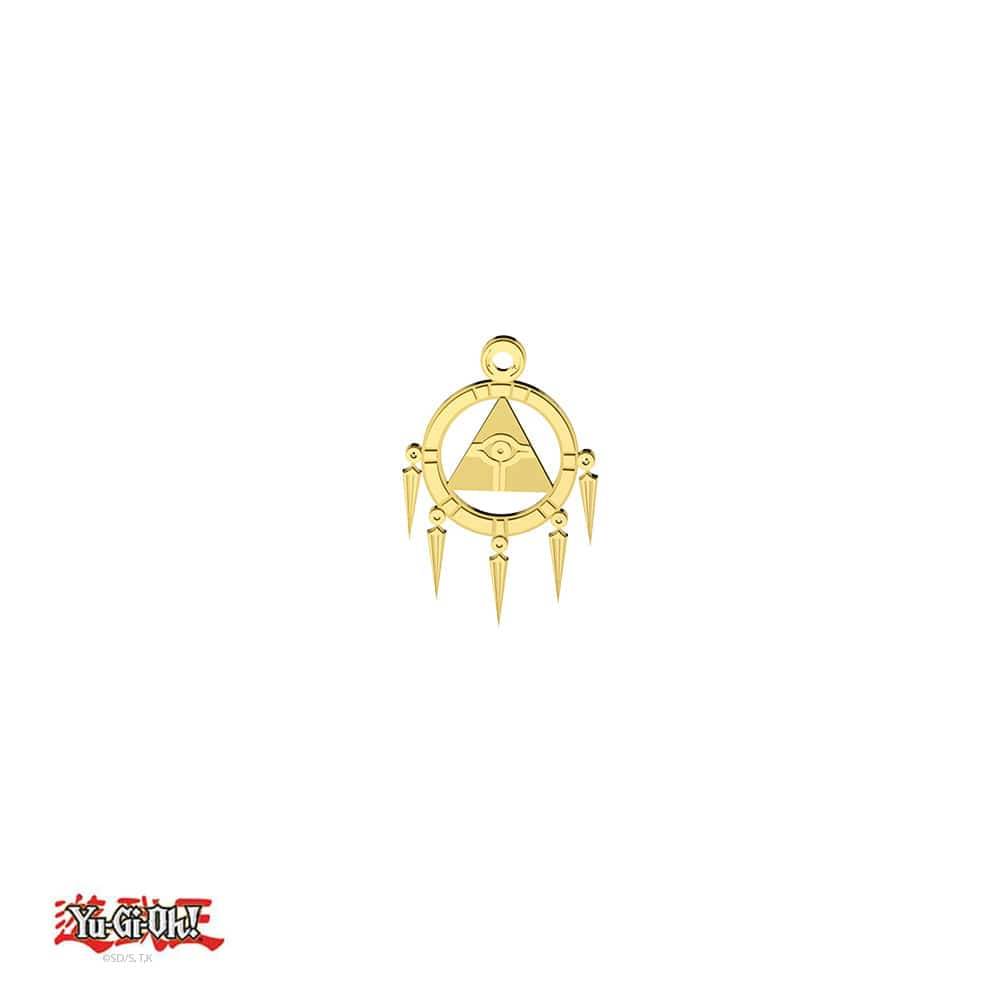 Yu-Gi-Oh!™ Millennium Ring Stud Earrings - Chrome / Pair