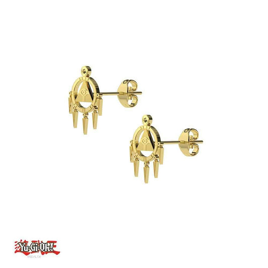 Yu-Gi-Oh!™ Millennium Ring Stud Earrings - Gold / Pair