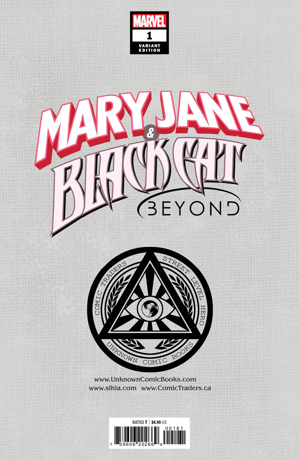 Mary Jane & Black Cat: Beyond 1 Unknown Comics Marco Turini Exclusive Var (01/26/2022)