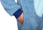 Officially Licensed Stitch Adult Unisex Halloween Cosplay Costume Fleece Jumpsuit