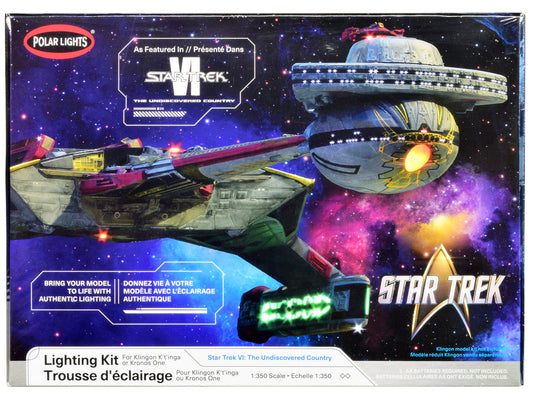 Skill 2 Model Kit Lighting Kit for Klingon Kronos One Spaceship "Star Trek VI: The Undiscovered Country" (1991) Movie 1/350 Scale Model by Polar Lights-0