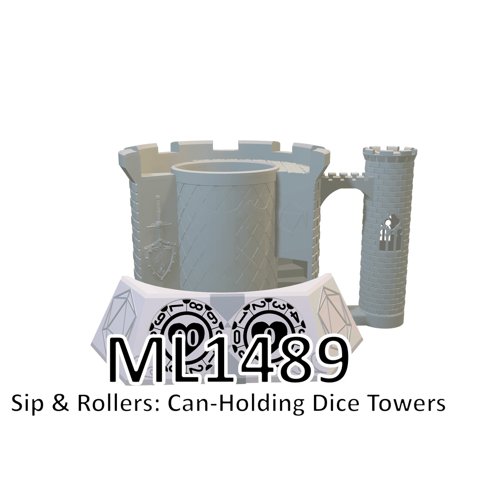 Cleric Mug & Dice Tower - Tier 1 / Included