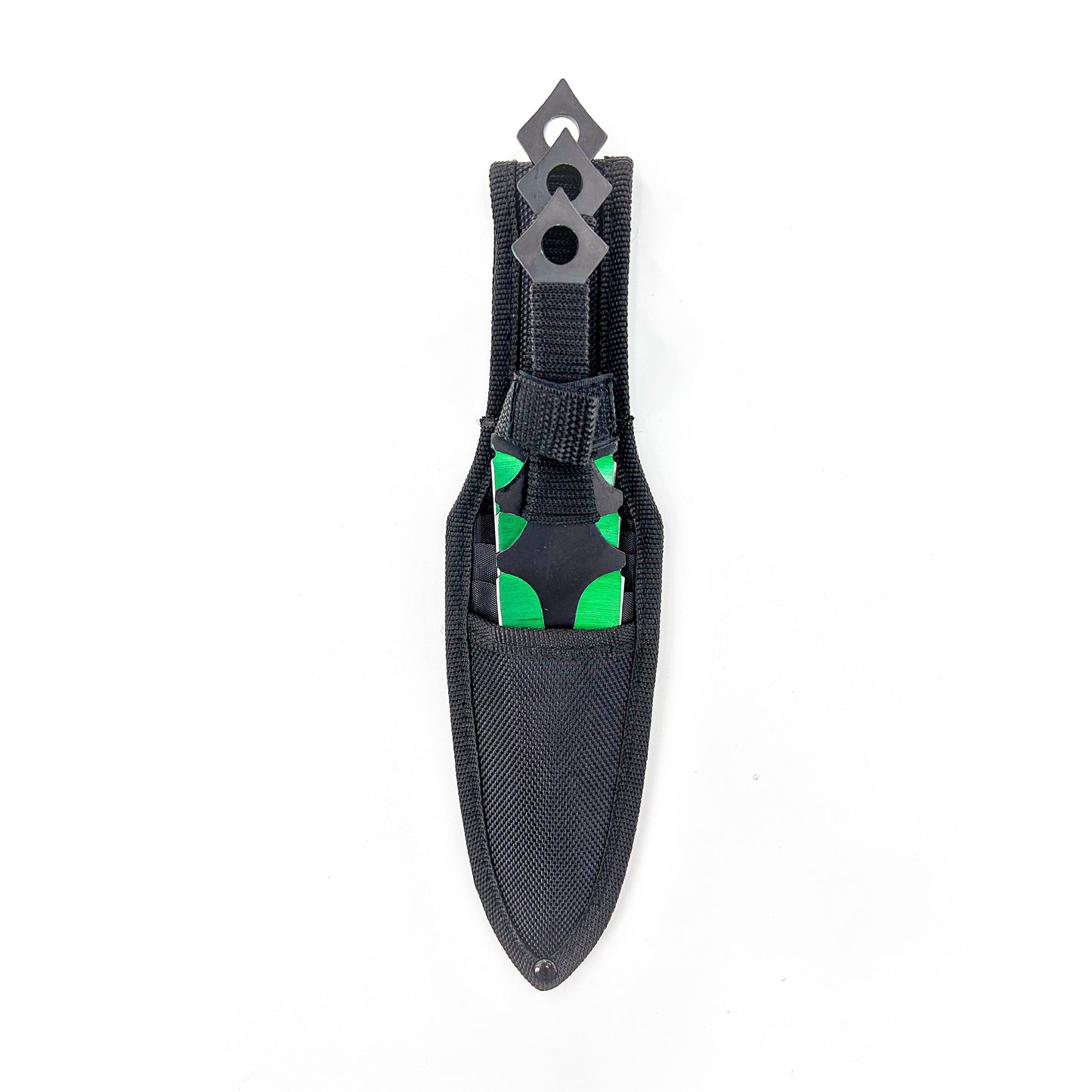 Momochi Ninjutsu Precision Throwing Knives Green-1