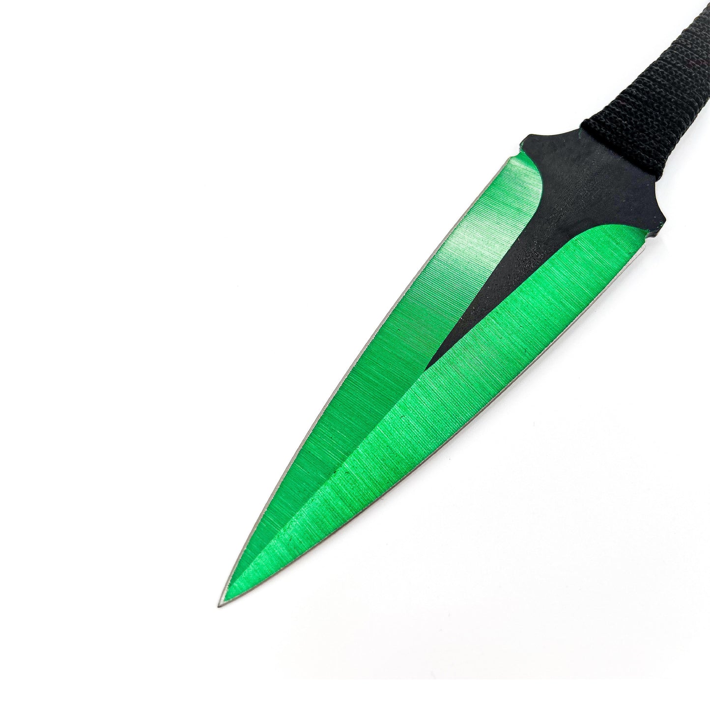 Momochi Ninjutsu Precision Throwing Knives Green-3