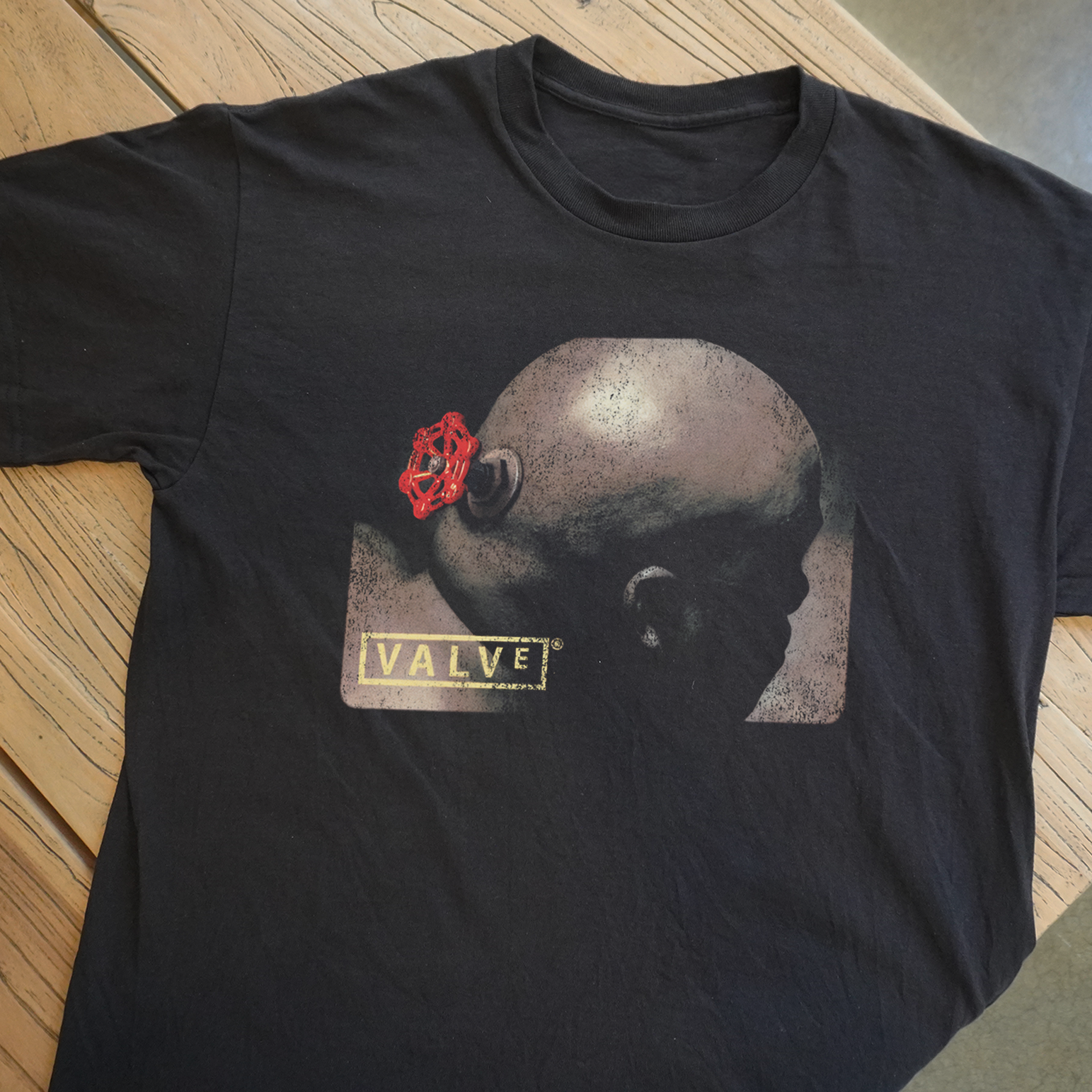Mr. Valve' Washed Black Promo T-Shirt