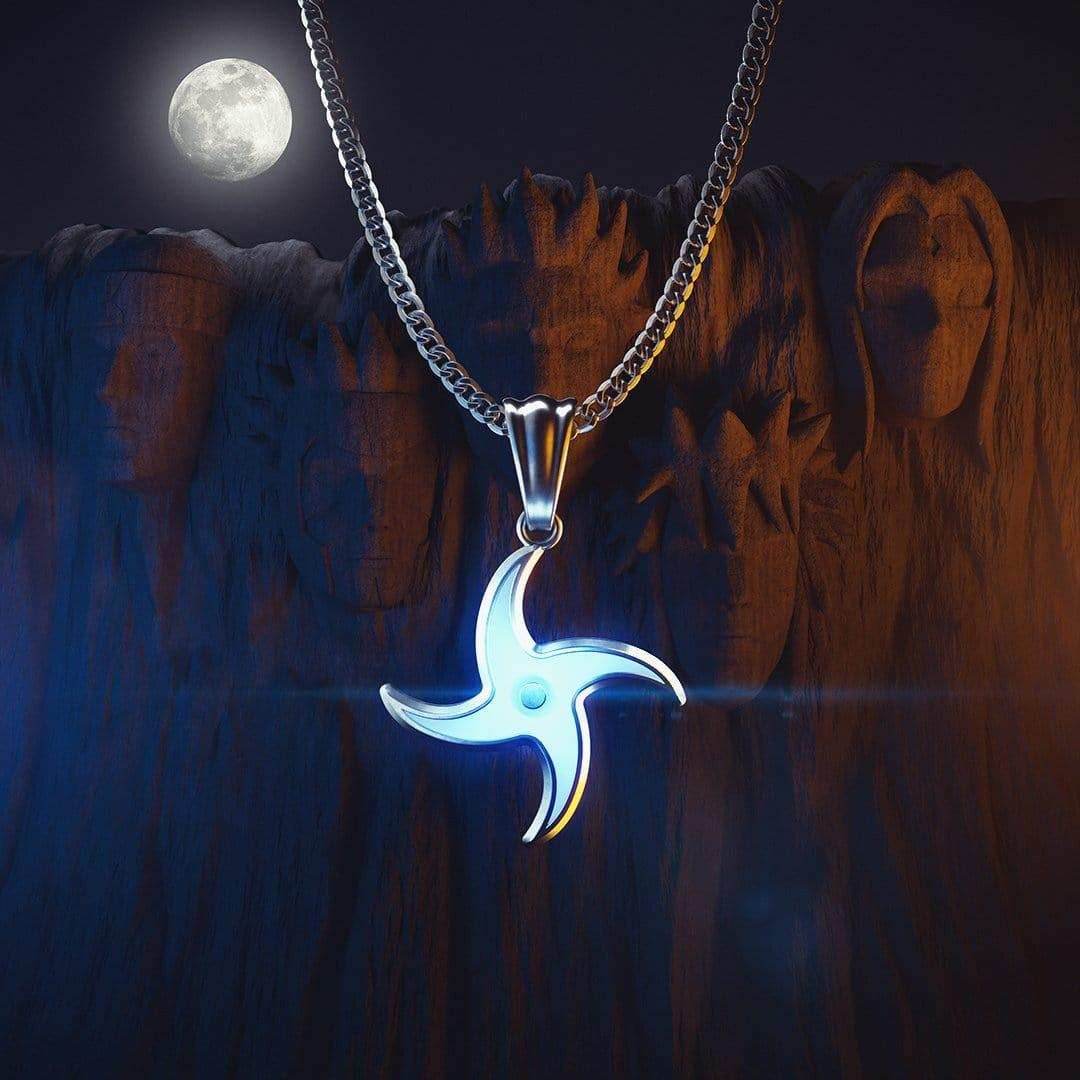 Naruto™ Rasenshuriken Necklace - Chrome
